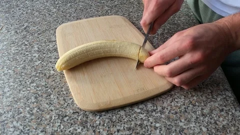 Cutting the Banana Video stock 330900420