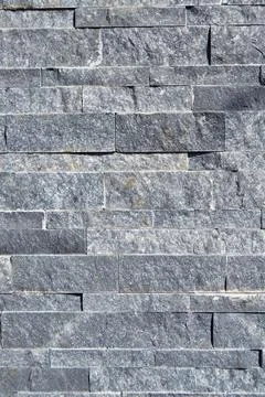 Cutting blue marble wall rectangular, seamless lined up Stock Photos