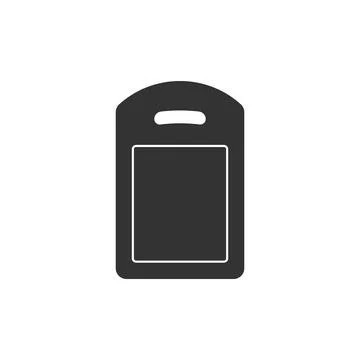 Cutting board icon isolated. Chopping Board symbol. Flat design. Vector Stock Illustration