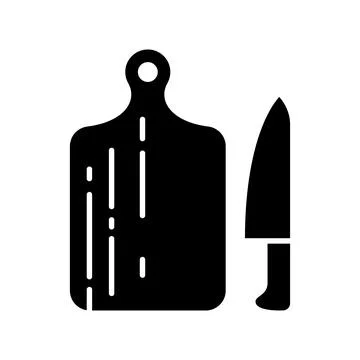 Cutting Board Icon Vector Design Illustration Stock Illustration