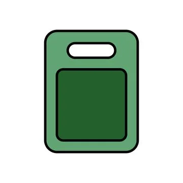 Cutting Board Icon Vector Design Illustration Stock Illustration