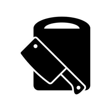 Cutting Board Icon Vector Design Illustration Stock Illustration