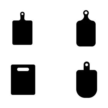 Cutting board icon vector Stock Illustration