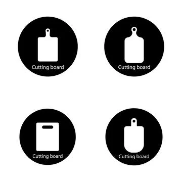 Cutting board icon vector Stock Illustration