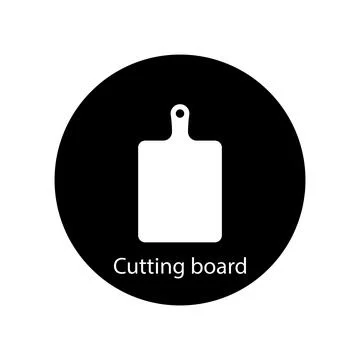 Cutting board icon vector Stock Illustration