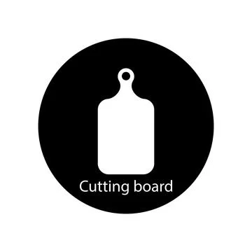 Cutting board icon vector Stock Illustration