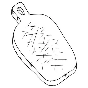 Cutting board. Stock Illustration