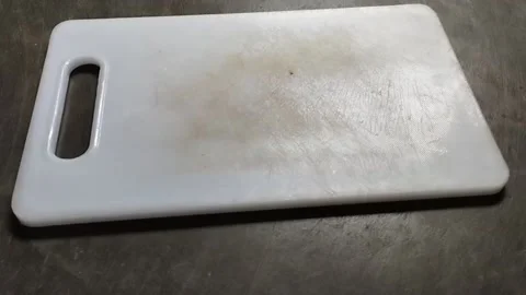 Cutting board that is often used for cutting Stock Footage 224799212