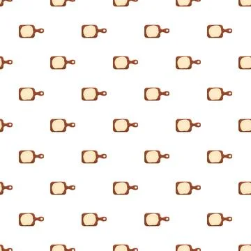 Cutting board pattern illustrating culinary kitchen background Stock Illustration
