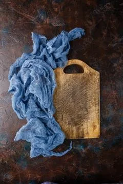 Cutting board. Top view Stock Photos