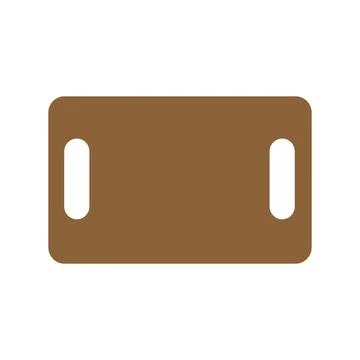 Cutting board vector kitchen illustration cooking food object isolated design Stock Illustration