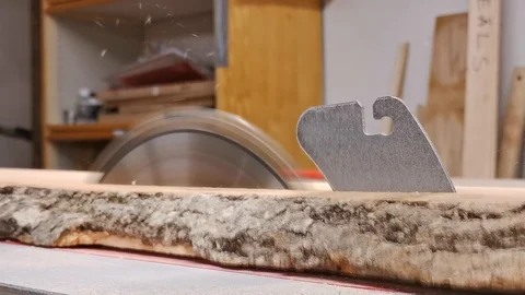 Cutting Boards With A Circular Saw. Stock Footage 124017662