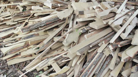Cutting boards stacked in a pile Stock-Footage 39713027