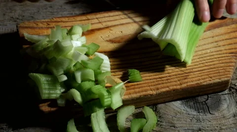 Cutting boards vegetables Stock Footage 62748193