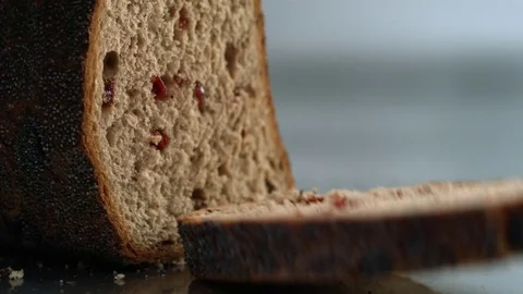   Cutting bread Stock-Footage 81807604