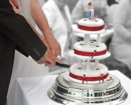 Cutting the Cake Stock Photos