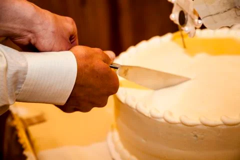 Cutting the Cake Stock Photos