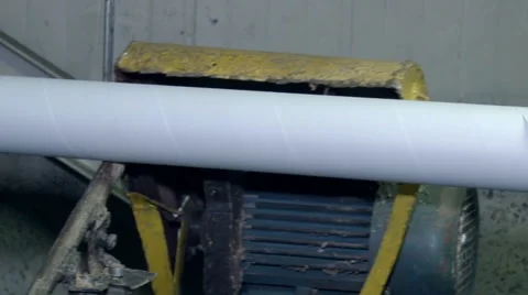 Cutting a cardboard sleeve Stock Footage 64857063