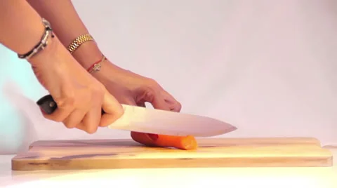 Cutting Carrot 02 Vidéo 36934065