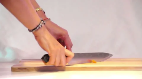 Cutting Carrot Vidéo 36934027