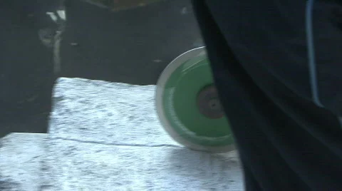 Cutting Cement Block 스톡 동영상 790967