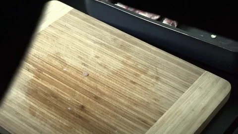 Cutting chicken breast Stock Footage 72960128