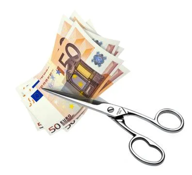 Cutting costs Stock-Fotos