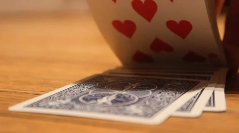 Cutting The Deck Stock Footage 35334079