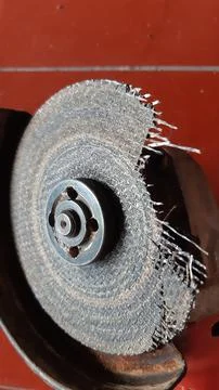Cutting disc is broken 스톡 사진