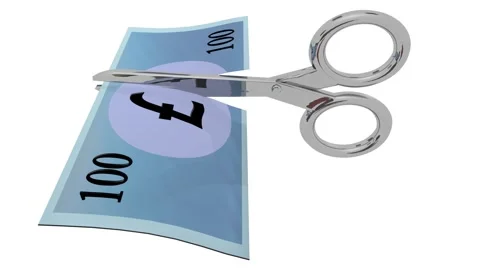 Cutting down on costs Stock Footage 67825309