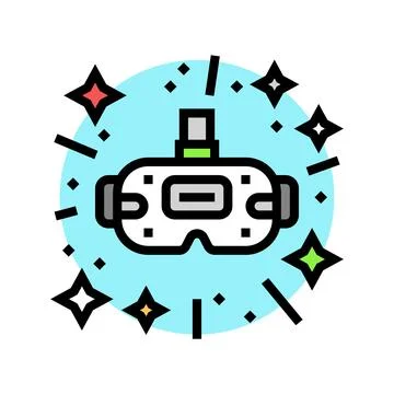 Cutting edge design tech enthusiast color icon vector illustration Stock Illustration