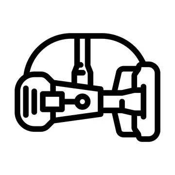 Cutting edge design tech enthusiast line icon vector illustration Stock Illustration