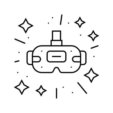 Cutting edge design tech enthusiast line icon vector illustration Stock Illustration