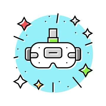 Cutting edge design tech enthusiast color icon vector illustration Stock Illustration