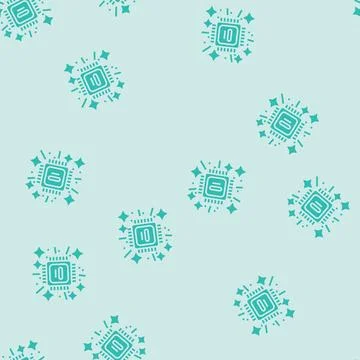 Cutting edge technology tech enthusiast glyph seamless pattern Stock Illustration
