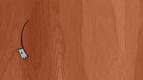 Cutting elliptical shape on wood Video stock 70563127