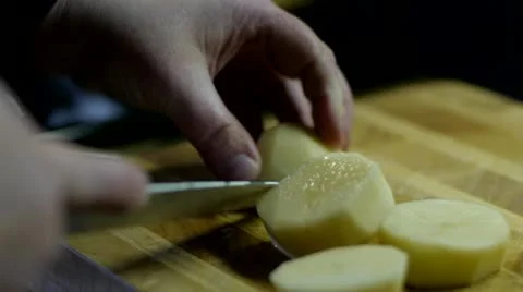 Cutting Food Video stock 20528147