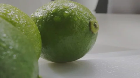 Cutting fresh lemon Stock Footage 98297797