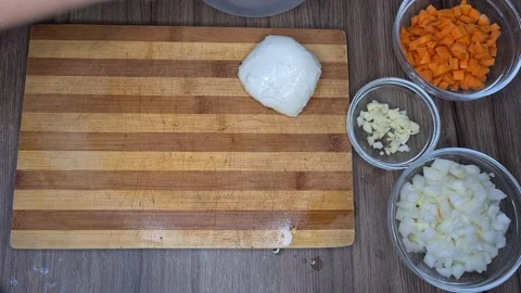 Cutting Fresh Mozzarella Cheese Stock Footage 170650695