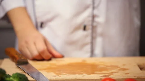 Cutting fresh pepper 스톡 동영상 58243514