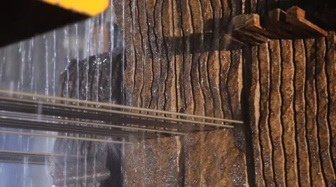 Cutting granite Video stock 48954002