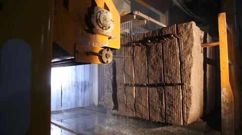 Cutting granite Video stock 48954013