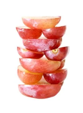 Cutting grapes isolated Stock Photos