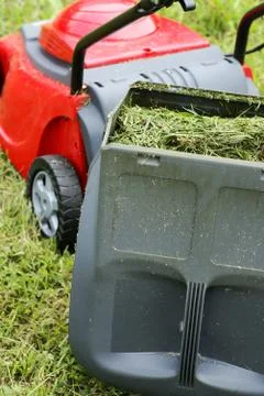Cutting grass Stock Photos