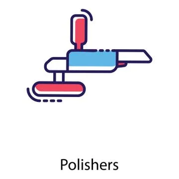 Cutting Grinder Stock Illustration