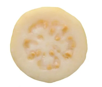 Cutting half of guava Stock Photos