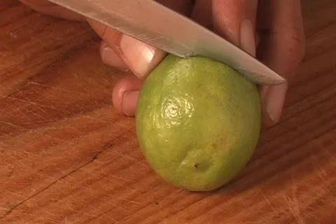 Cutting a lemon Stock-Footage 1218086