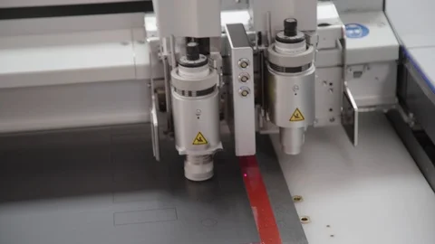 Cutting machine Video stock 85810187