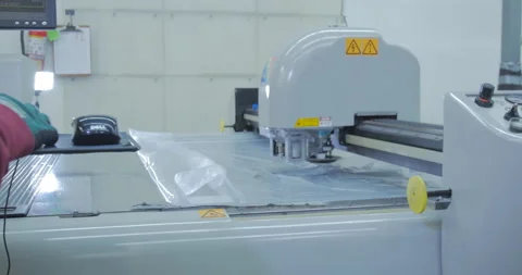 Cutting Machine Video stock 136132774