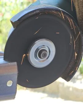 Cutting with a machine Stock Photos